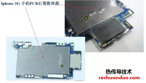 iPhone手机导热石墨片应用