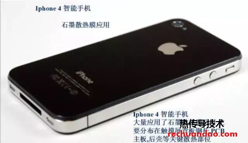 iPhone手机导热石墨片应用