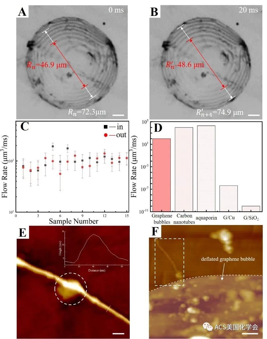 ACS Omega：动态石墨烯气泡实现类细胞行为的快速水输运