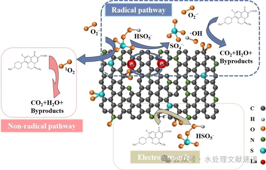 文献速递|华东理工大学SPT:LaCO3OH与N、S共掺石墨烯对过硫酸盐的活化作用，用于降解左氧氟沙星