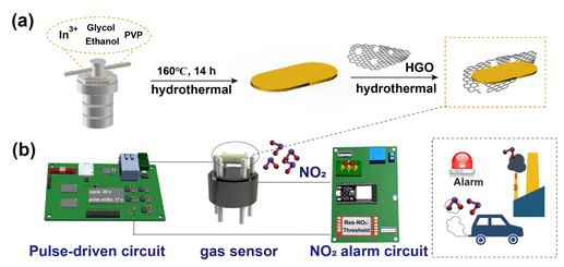 吉林大学《ACS Sens》：基于石墨烯/In2O3的集成脉冲驱动二氧化氮传感器的报警器原型