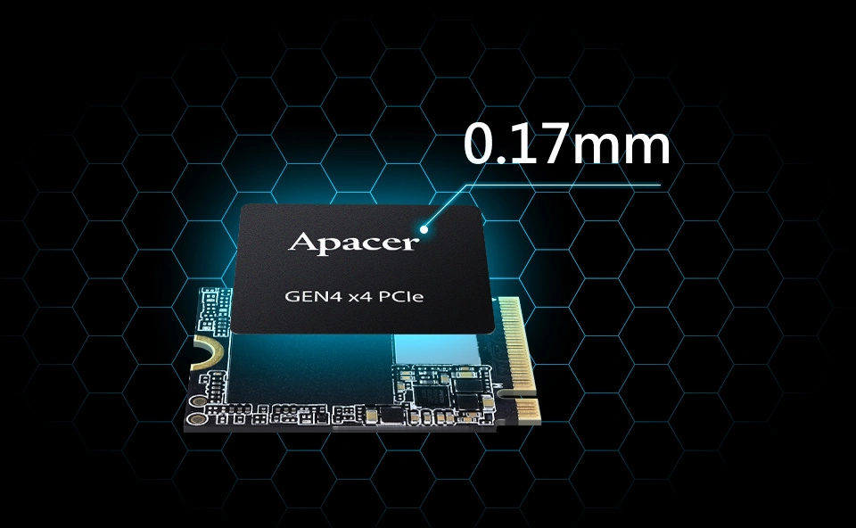 宇瞻发布PE4430-R固态硬盘：PCIe 4.0 M.2 2230，配超薄0.17mm石墨烯散热片