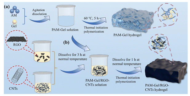 贵州民族大学《New J Chem》：高韧性PAM-Gel/CNTs-RGO水凝胶的制备及其电磁屏蔽性能