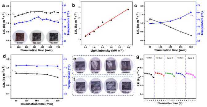 上海师范大学《Carbon》：石墨烯/PVA水凝胶织物，用于盐废水处理或工业盐结晶的太阳能蒸发器