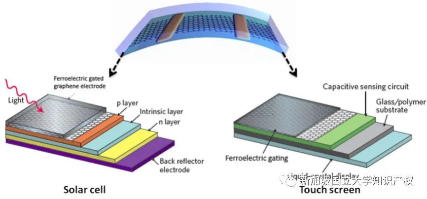 新加坡国立大学专利技术说明：可替代氧化铟锡（ITO）的透明柔性石墨烯薄膜