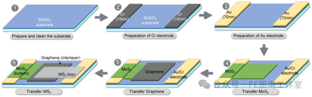 ACS Appl. Mater. Interfaces: WS2/石墨烯/MoS2三明治范德华异质结用于快速响应光电探测器！！